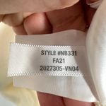 Madewell  Cream Puff Sleeve Henley Sweatshirt Pullover Top Womens Size L Photo 9