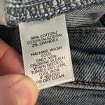 Loft Medium Wash Denim High Rise Vintage Straight Raw Hem Jeans Photo 7