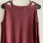 Pink Rose Pink Republic Burgundy Cold Shoulder Lightweight Sweater - Women’s Medium Photo 7
