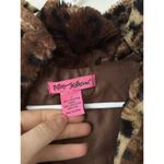 Betsey Johnson Betsy Johnson Faux Fur Leopard/ Cheetah Print Vest Size Small Unique & Bold Photo 4