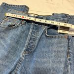 Denim Forum Aritzia Joni high rise loose button fly denim jeans 30 length sz 25 Blue Photo 6