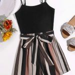 SheIn Striped Romper Photo 0