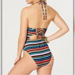 Sundance  Multicolor Striped One Piece Swimsuit Photo 1
