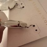 Kendra Scott Esme Ivory Mother of Pearl Dangly Earrings Silver Frame NEW Photo 7