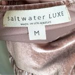 Saltwater Luxe  Stunner Velvet Mini Dress in Dusty Rose Size Medium Photo 7