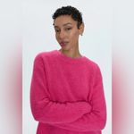 Pistola  Ivy Crewneck Alpaca Blend Sweater Hot Pink XS Photo 2
