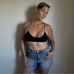 LC Lauren Conrad Lauren Conrad High Rise Shorts Light Wash Distressed Denim 10 Photo 2