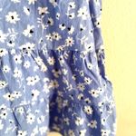 Derek Heart Blue Floral Tank with Sleeve Ties | EUC | Size XL Photo 9