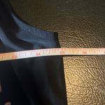 White House | Black Market WHBM Black Knee Length Silk Accent Shift Dress XS LBD Photo 6