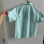 Hinson Wu Lulu Ruffle Elbow Sleeve Shirt Size M Blue Size M Photo 6