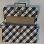 Talbots  Black /White Wristlet Zip Closure Mimimalist Classic Preppy Prints Retro Photo 3