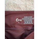 Zyia Women's Biker Shorts XL Purple High-Waisted with Pockets Photo 6