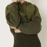 PINK - Victoria's Secret Pink Victoria Secret Sherpa Hoodie Pullover Half Zip Sweater, New with Tags Photo 0