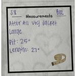 After All 90s Vintage Baroque Print Jacket Womens Blue Track Bomber Jacket Large Photo 6