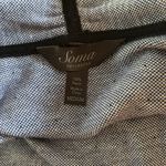 Soma Intimates Soft Body Wrap Open Long Cardigan Sz M Black Purple White Spots Size M Photo 3