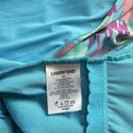 Lands' End Tropical Floral Tugless Low Leg Soft Cup One Piece Swimsuit Size 18 Photo 11