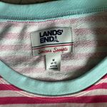Lands' End Land’s End Serious Sweats Striped Sweatshirt Photo 1