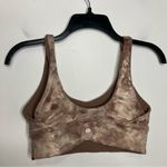 Lululemon  align reversible yoga bra metallic shimmery and‎ brown women’s size 8 Photo 4