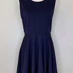Tobi  Women’s Size Large Deep Purple Skater Dress Photo 0