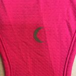 Zyia  hot pink workout top nylon blend activewear details throughout spring - M Photo 3