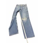 Levi's Premium Jeans Womens Size 26 High Loose Distressed Light Wash Blue Photo 3