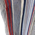 Catherines Tunic Top Lightweight Semi Sheer Cutout Sleeves Striped Blue Red 4X Photo 1