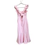 Likely Hara Dress in Rose Shadow Pink Ruffle Strap Size 4 Formal Midi Mermaid Photo 3