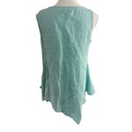 For Cynthia Light Aqua Linen Blend Tank Top Size Small Photo 1