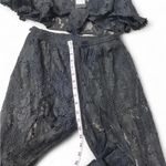 The Clothing Company ‎Lace Halter Top/Slit Leg Pants Set Photo 12