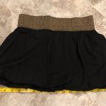 L8ter Sexy black & gold layered mini skirt size small Photo 6