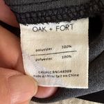 OAK + FORT Black Floral High Low Dress Photo 7