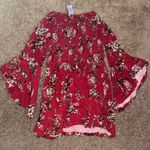 Size Small Flowy Red Shirt Photo 3