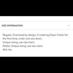 Eileen Fisher ✨ organic cotton boyfriend Sz. 12p jeans✨ Photo 10