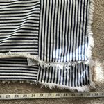 Vineyard Vines Striped Wool Poncho Top Fringe Detail Navy Cream Women’s XS/S Photo 3