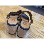 Miz Mooz Genna Slide Sandals Women's 7.5 Black Leather Block Heel Hipster S61 Photo 5