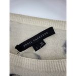 Skull Cashmere Women's Skull Print Ombre Sweater Size L Cream Black Long Sleeve Photo 1