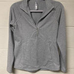 Kyodan  Outdoor Women’s Gray Fitted Zippered Long Sleeve Pullover Size P/S Photo 0