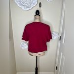PINK - Victoria's Secret  by 5th & Ocean Texas A&M Maroon Cropped TShirt Sz M Photo 7