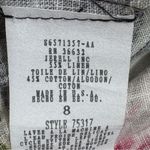 Haggar Vintage Linen Tropical Flower Print Button Front Maxi Skirt Black Pink 8 Photo 8