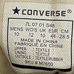 Converse Custom Painted Rose Music Piano Sneakers White Red Green Women’s 12 Photo 13