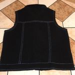 Susan Bristol  vintage hand embroidered floral wool vest size medium Photo 8