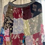 None Patchwork Bohemian Women's Pants Photo 0