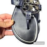 Tory Burch  Miller Perfect Navy/ Silver Sandals Size: 6 Photo 2