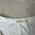 Marine layer Women's  Large Cotton Blend Short Sleeve V Neck Tshirt Basic‎ Photo 2