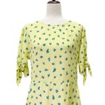 Faithfull the Brand NWT  Emilia Luda Lemon Yellow Floral Midi Dress Size Large /8 Photo 9