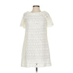 ALC Frank A.L.C. White Bolen Crotchet Lace Off The Shoulder Dress in White Size 2 Photo 1