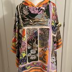 Agua Bendita Delahila Suki Poncho Towel Caftan NWT Size U, One Size Fits All Photo 5