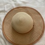 Primark Metallic Thread Wide Brim Sunhat Rosegold Photo 1