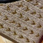 Top Moda Gold and Black Espadrille Wedges Photo 2