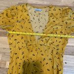 Urban Outfitters Mustard Yellow V-Neck Dress L Photo 3